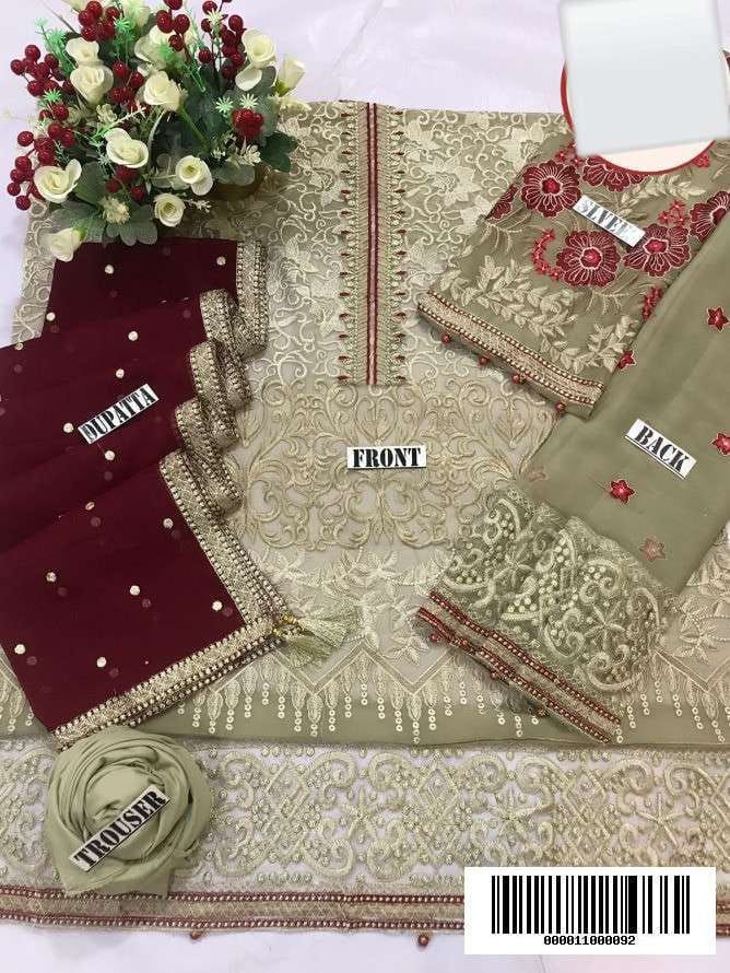 63%OFF @FLOSSIE BRAND FABRIC CHIFFON- CHIFFON (Shirt)*
*CHIFFON (DUPPTA)*
*MALAI (TROUSER)*